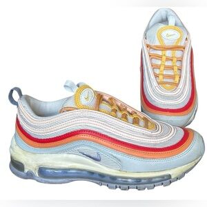 Nike Air Max 97 Grey Light Thistle Shoes Womens Size 6 Retro Sneakers CW5588-001